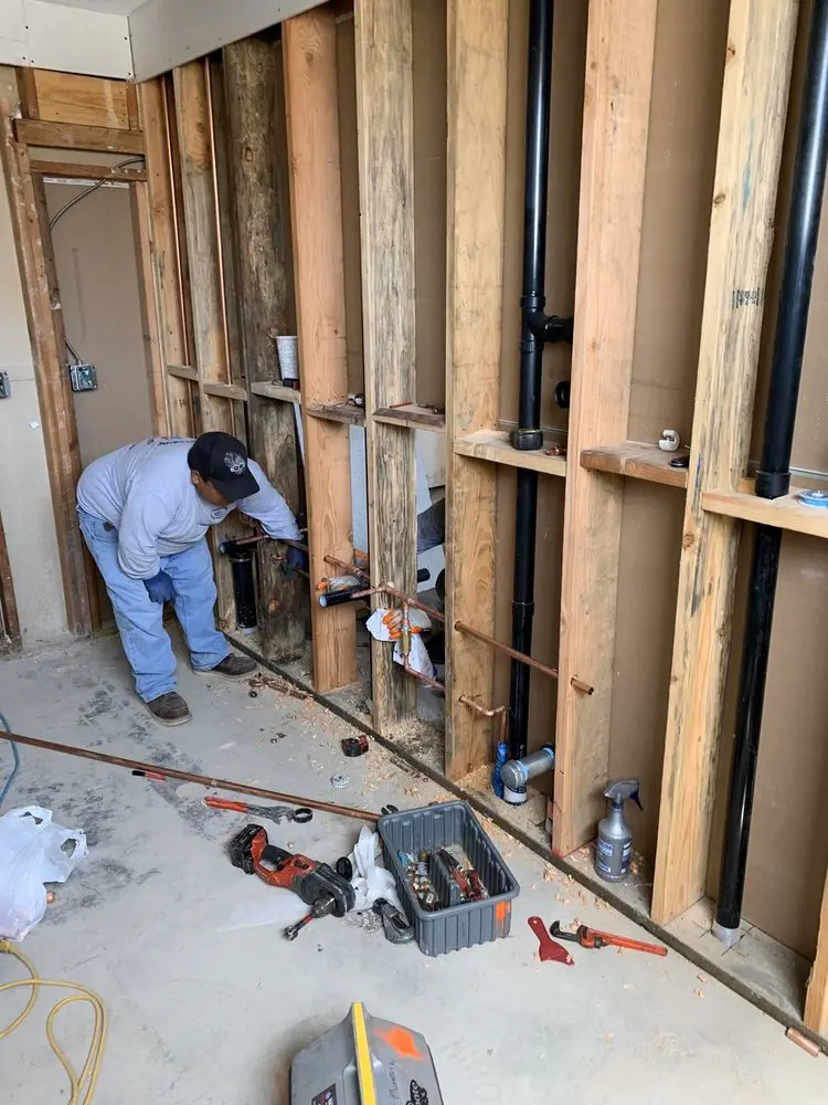Commercial rough-in plumbing for Commercial Plumbing in Newfane